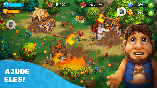 Screenshot de The Tribez: Build a Village v14.6.1 Apk Mod (Dinheiro Infinito)