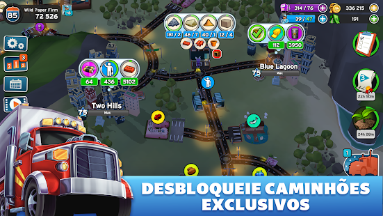 Screenshot de Transit King Tycoon v6.4.9 Apk Mod (Dinheiro infinito)