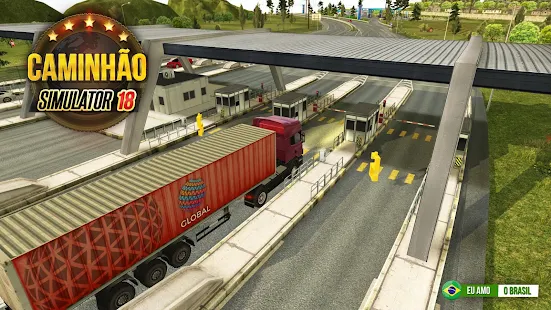 Screenshot de Truck Simulator 2018 Europe v1.3.7 Apk Mod (Dinheiro Infinito)