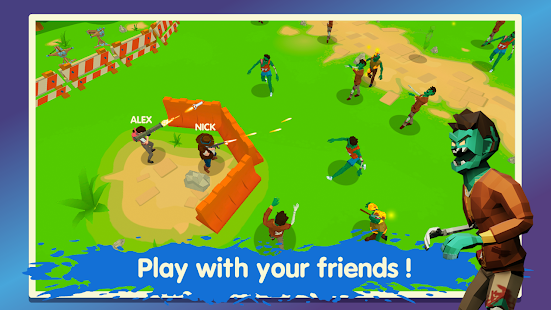 Screenshot de Two Guys & Zombies 3D v0.8010 Apk Mod (Dinheiro Infinito)