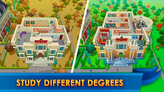 Screenshot de University Empire Tycoon v1.1.8.1 Apk Mod (Dinheiro Infinito)