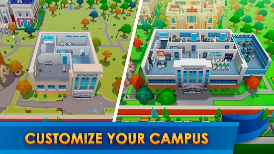 Screenshot de University Empire Tycoon v1.1.8.1 Apk Mod (Dinheiro Infinito)