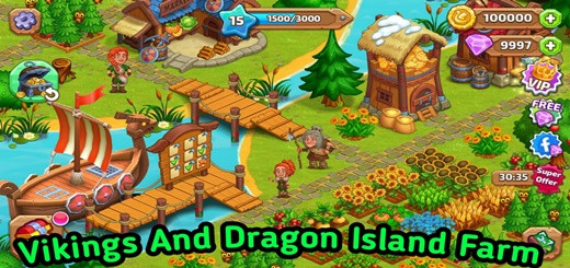 Vikings and Dragon Island Farm v1.38 Apk Mod (Dinheiro Infinito)