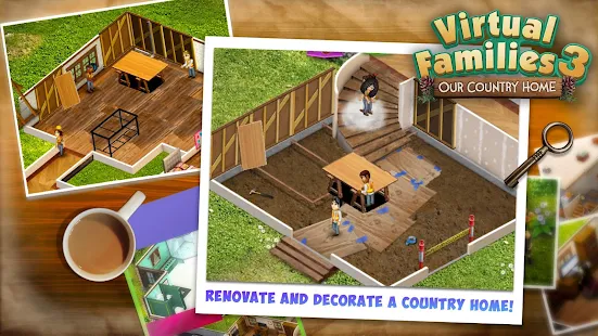 Screenshot de Virtual Families 3 v2.4.4 Apk Mod (Dinheiro Infinito)