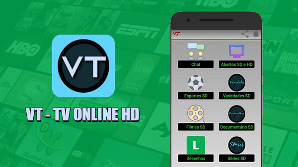 Download VT v9.1 APK – TV online grátis HD e SD