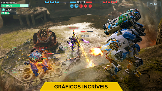 Screenshot de War Robots 10.8.1 Apk Mod (Munição Infinita)