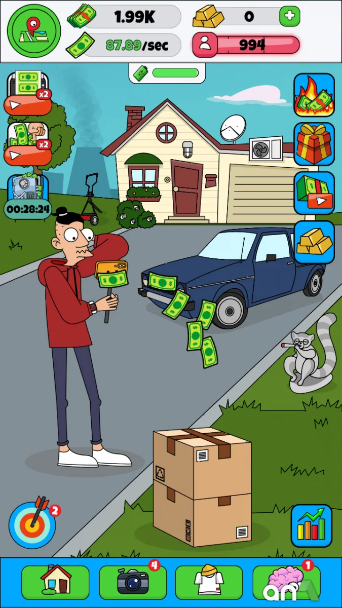 Lamar - Idle Vlogger (MOD, Unlimited Money) 240.3.0 - imagem 2