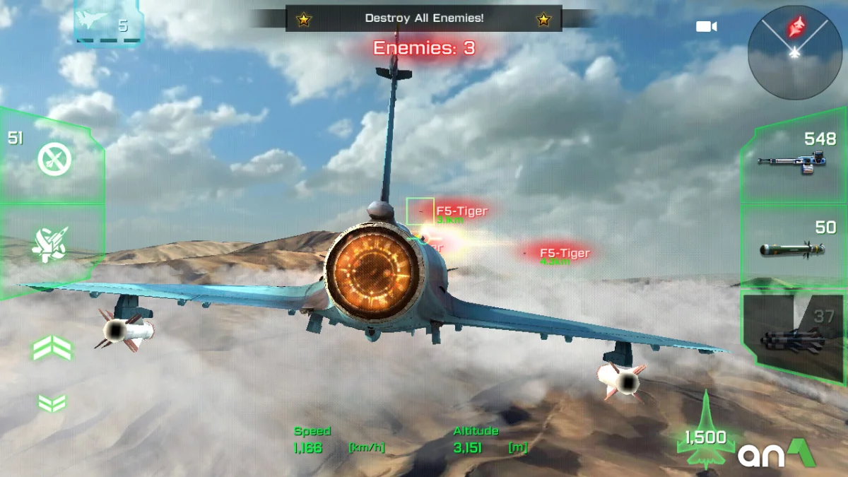 Ace Fighter (MOD, Unlimited Money) 2.748 - imagem 3